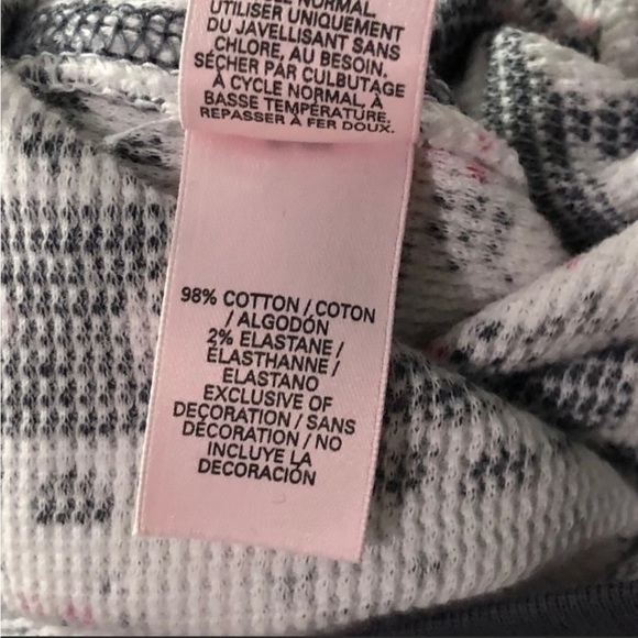 VICTORIA secret thermal one piece pajamas sz medium - Picture 5 of 6